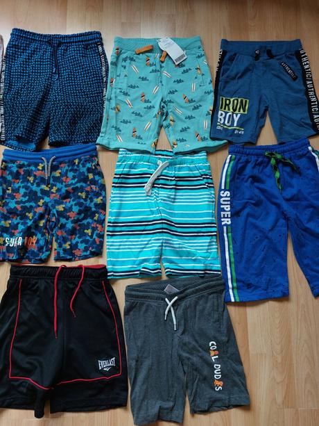 Šortky, kraťasy, vel. 128, některé nové, coccodrillo,128