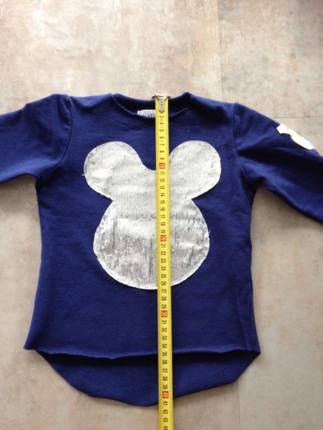 Luxusní komplet myška minnie 86-92cm flitry mašle, 86