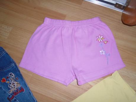 Kraťasy džíny vel 3/4 roky 3 ks, 104–116