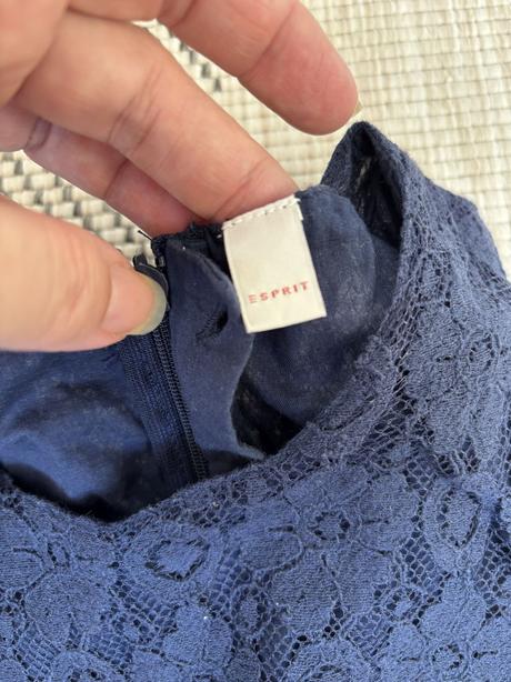 Modré šaty esprit 128/134, esprit,128