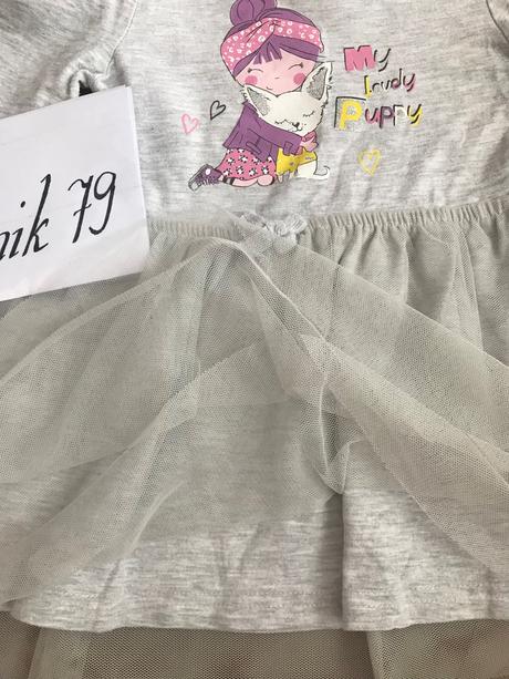 Ob/ šaty s tylovou sukní - v.12/18 měs, pepco,86