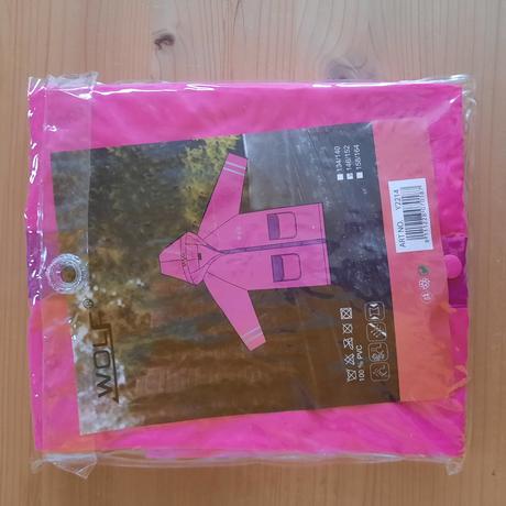 Růžová pláštěnka wolf, wolf,146