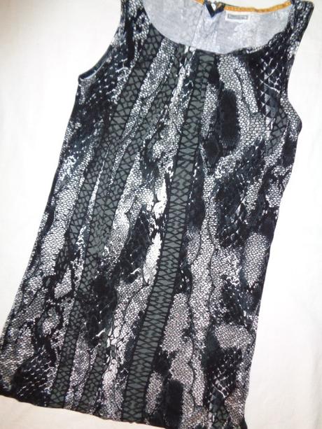 Super černobílé hadí šaty, street one,36 / s