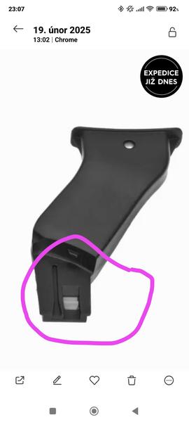 Jaký adaptér na Britax B-Agile?