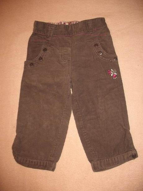 Manžestráky, kalhoty, 80