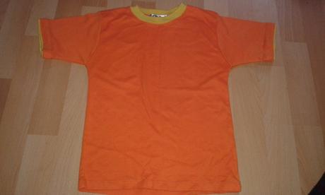Tričko oranžové, vel. 122, 122