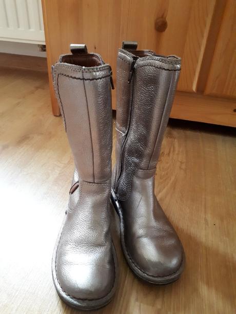 Krásné kožené kozačky ecco, ecco,31