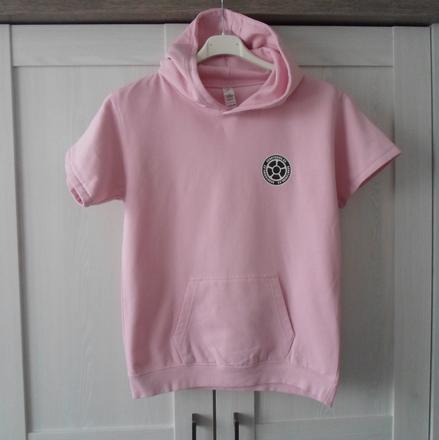 Růžová mikina s kapucí scootering, 152