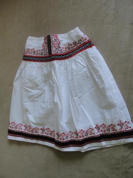 V top stavu delší sukeň george, vel. 5/6 let, george,116