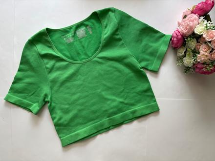 Triko sportovní crop top - v.m, primark,m