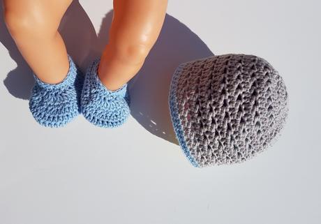 A30 chlapecký set - čepička a bačkůrky v. 50-56, 50 / 56