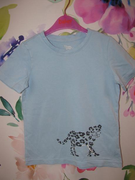 Chlapecké bavlněné tričko s levhartem, tcm,116