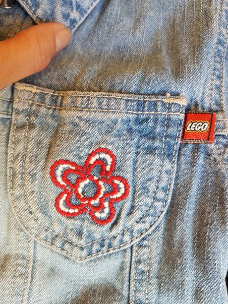 Divci džínová bunda, lego,104