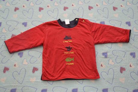 Oteplená mikina, c&a,80