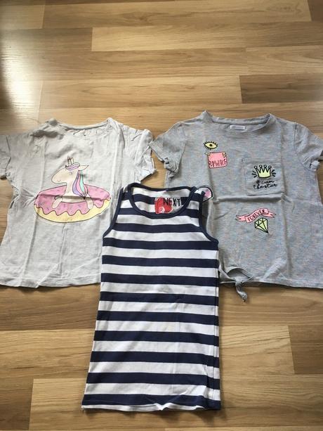 2x tričko + tílko, primark,134