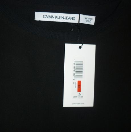 Černá dámská halenka / top calvin klein jeans, calvin klein,xs