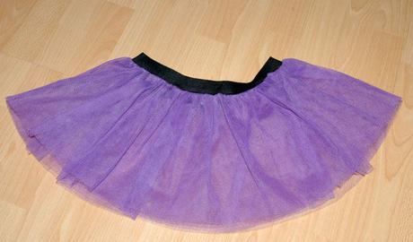 Sukýnka s fialovým tylem styl tutu, 152