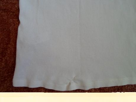 Bílé tílko triko s krajkou, george,140