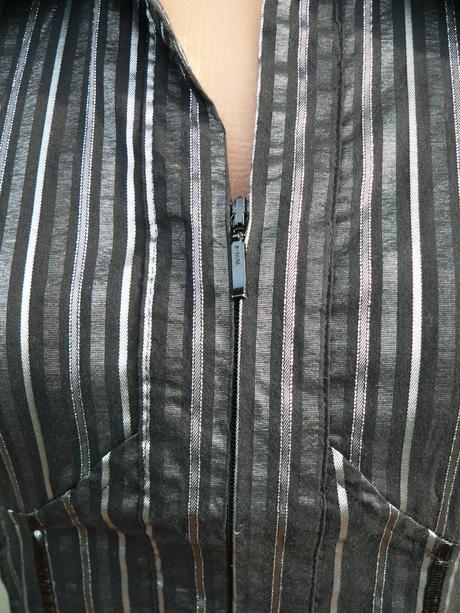 Černo stříbrná halenka košile xanaka - vel.38, 38