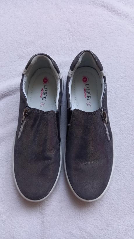 Krásné baleríny - polobotky, lasocki,36