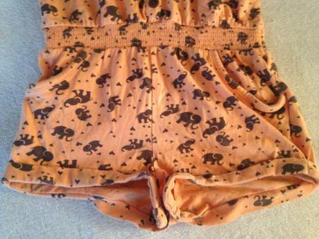 Dívčí letní overal sloni, f&f,98