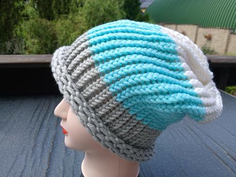 Pletené spadlé čepice (různé barvy), 36 - xxxl