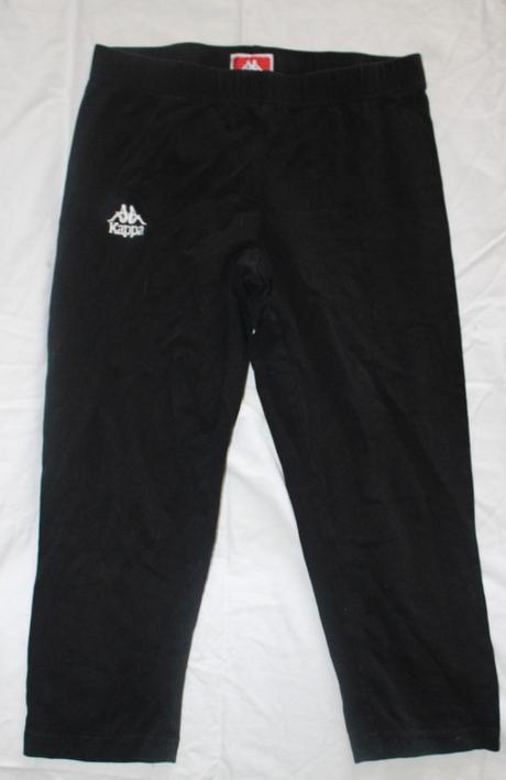 Vb224. černé 3/4 legíny kappa, vel.xs, kappa,xs