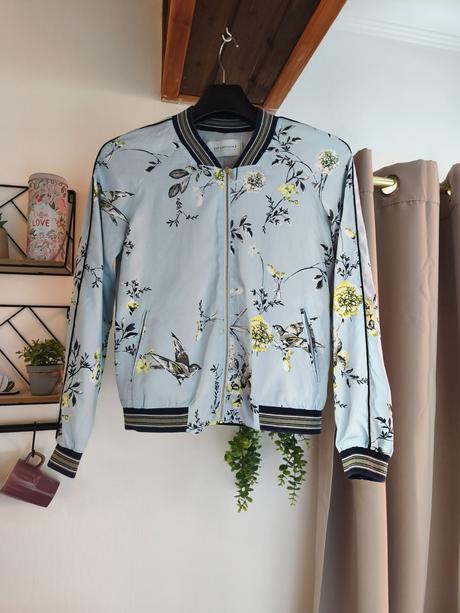 Jarní bunda s ptáčky 164/xs-s, promod,164