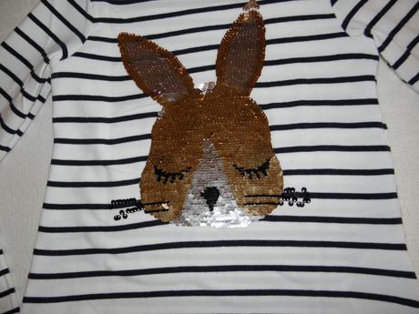 Tričko s přetáčecími flitry zn. h&m vel.122/128, h&m,122