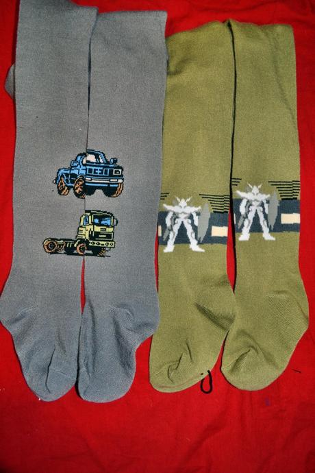 2x punčocháče v.104-116, chlapecké, 104 / 110 / 116