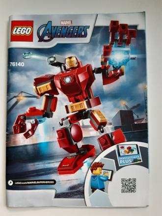 Lego super heroes 76140 iron manův robot,