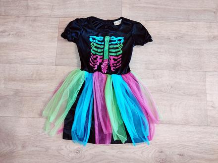 Karnevalový kostým kostra, skeletonka 7 - 10 let,