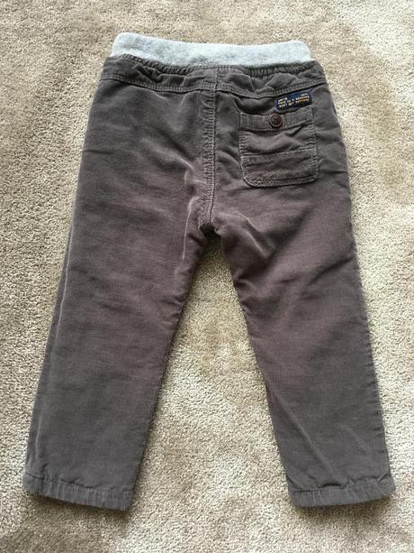 Podšité kalhoty/manžestráky, zara,98