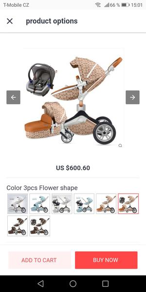 Zkušenost s kočárkem z Aliexpresu