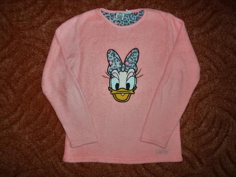 Růžová meruňková mikina mikinka, disney,152