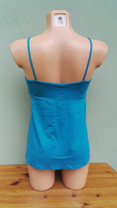 Petrolejový top tílko tunika h&m - vel.xs/s, h&m,xs