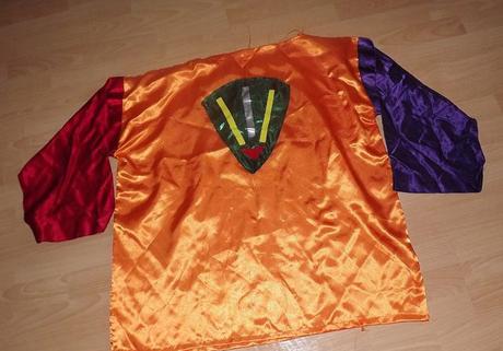 Karnevalová saténová halena xxl, 