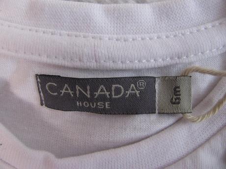 Bílé bavlněné tričko s žabkami, 68