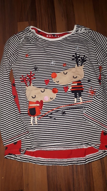 Vánoční tričko 116 nutmeg, 116