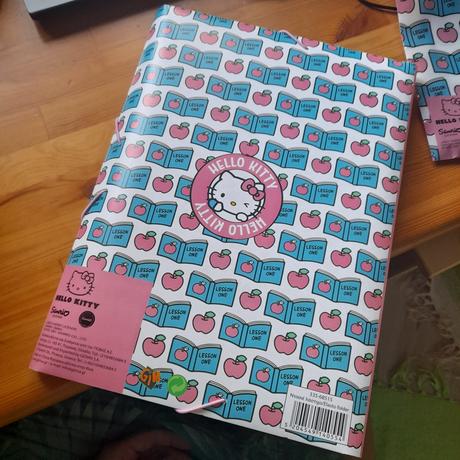 Velké plastové desky na sešity hello kitty,