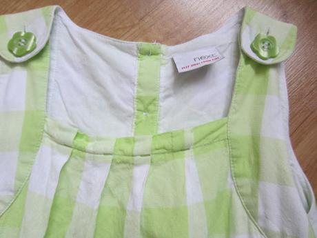 Kostkované, kárované letní šaty, next,110