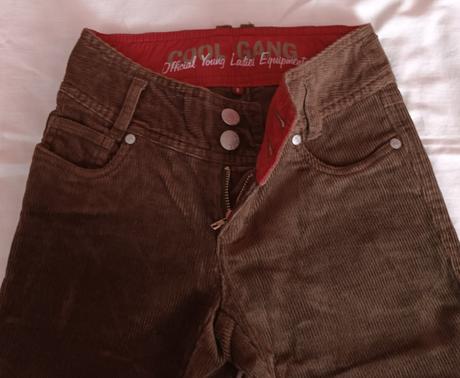 Dívčí manžestrové kalhoty, 128