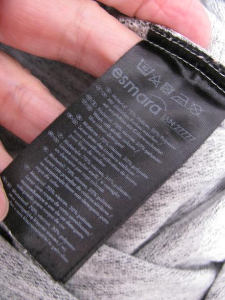 Dámská pouzdrová pružná minisukně, šedá se střikem, esmara,36