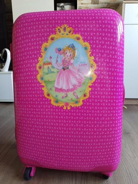 Dívčí cestovní kufr skořepinový, 