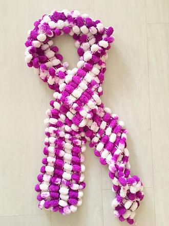 Pletená maxi šála, 