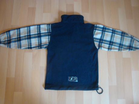 Bunda fleecová - podzimní, vel. 122/1228, 122