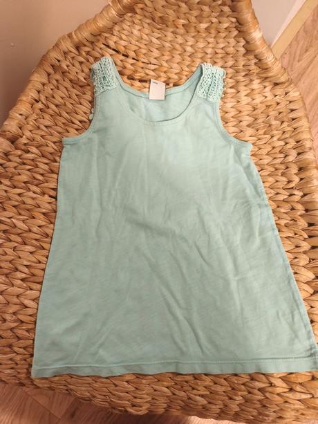 Mint top s krajkou na zádech lindex 110/116, lindex,116