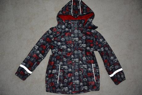 Pogumovaná bunda do deště s autíčky, topolino,122