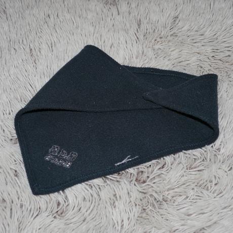 Tmave modry flesovy satek na krk - teply na zimu, 