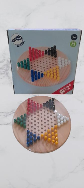 Halma dřevěná společenská hra small foot,